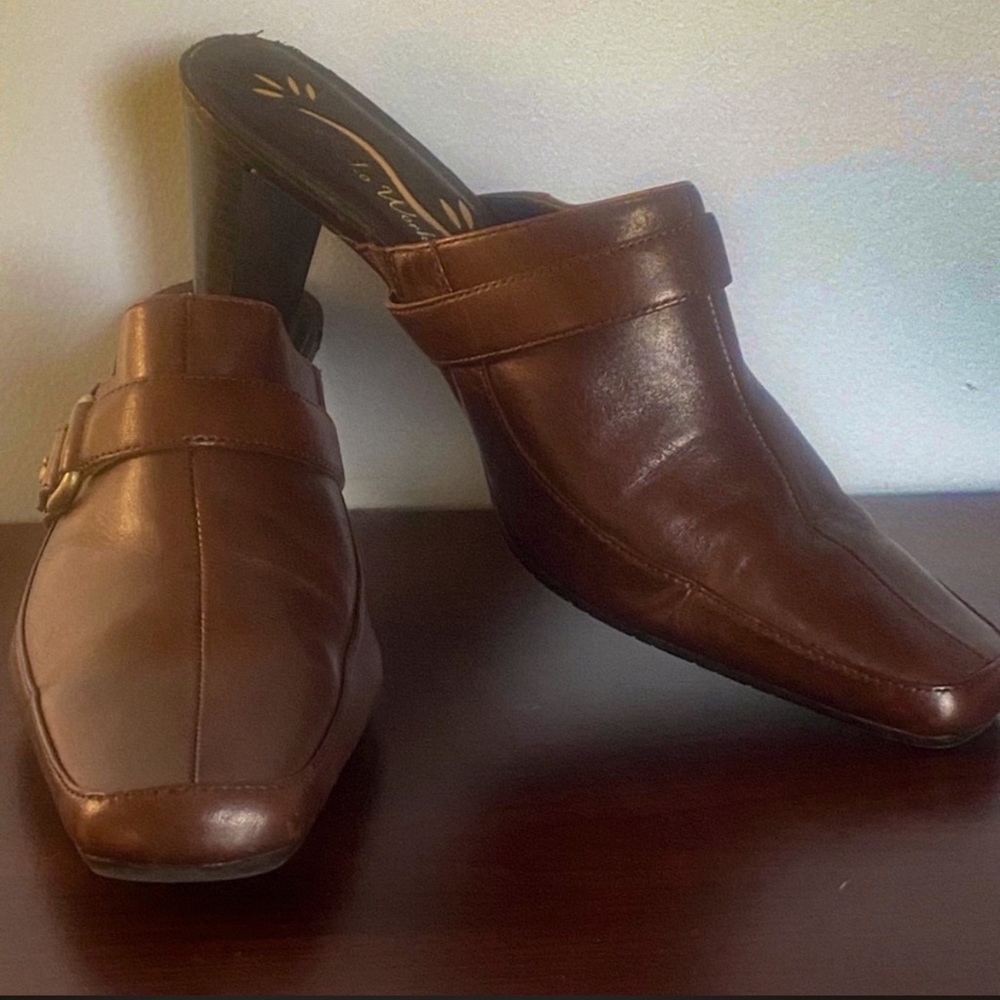 Studio Works Brown Mules